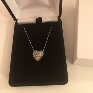 Genuine Diamond Heart Necklace